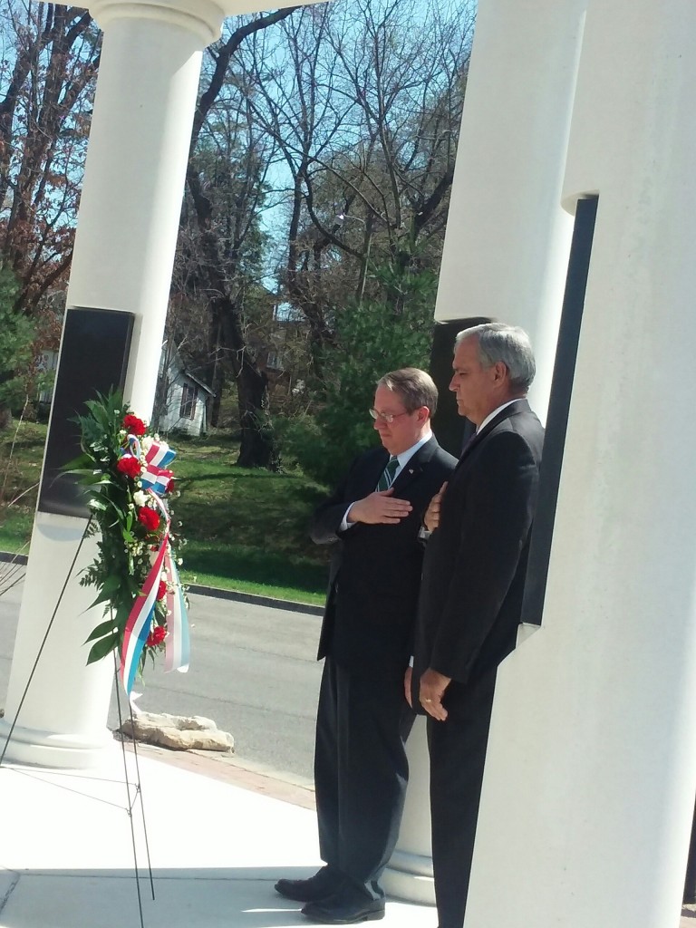 Goodlatte at Vinton war Memorial