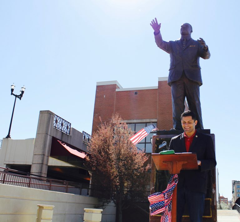 Sam Rasoul MLK Statue