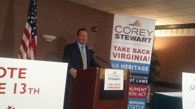 Corey Stewart in Roanoke