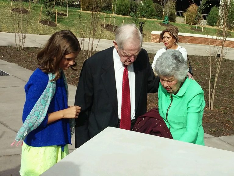 Holton Plaza dedication