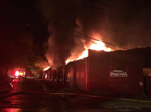 Coach Trolley Museum Fire