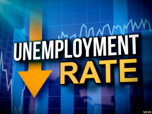 Va unemployment rate now less than half of one year ago