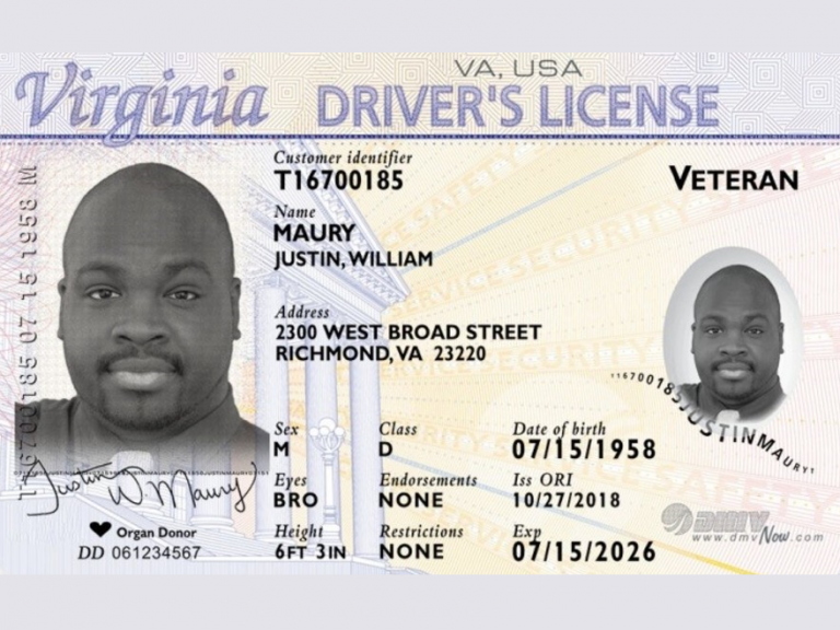 Virginia Driver's License