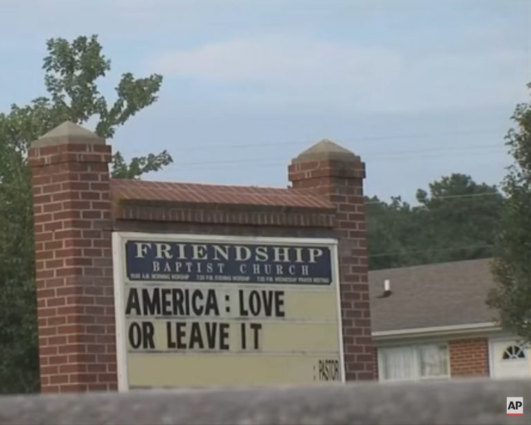 Appomattox Church Sign