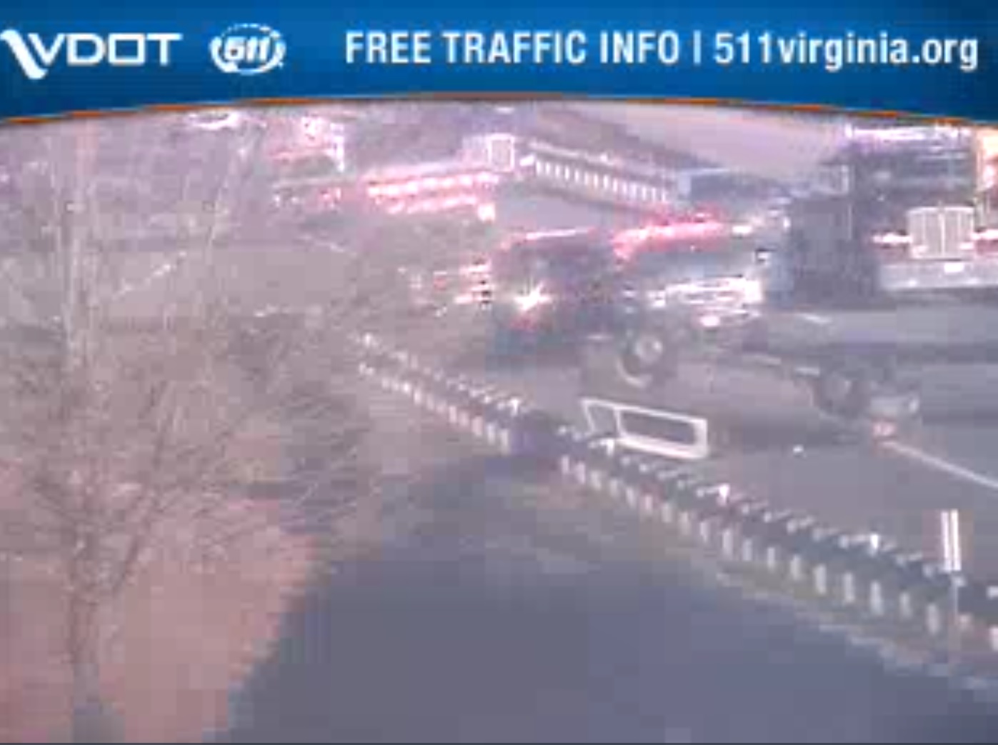 Accident flips vehicle, slows southbound 81 in Christiansburg area