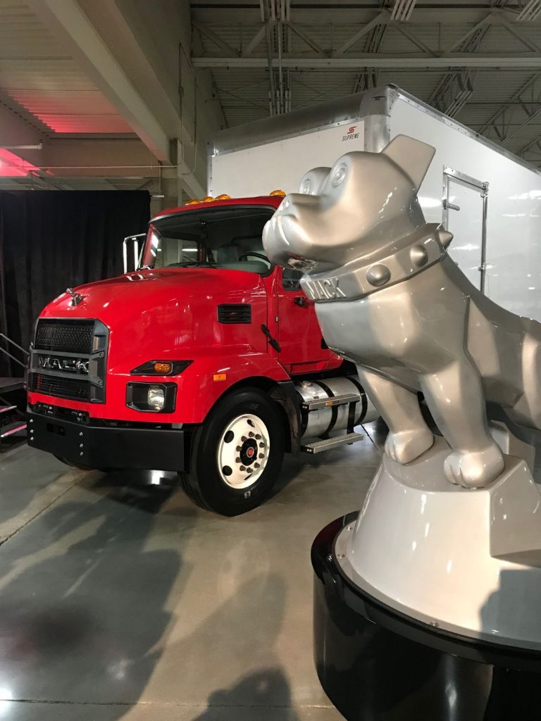 mack Truck and Dog-resized