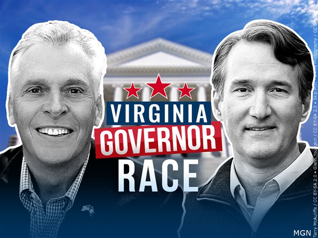 Virginia Governor's Race Youngkin McAuliffe