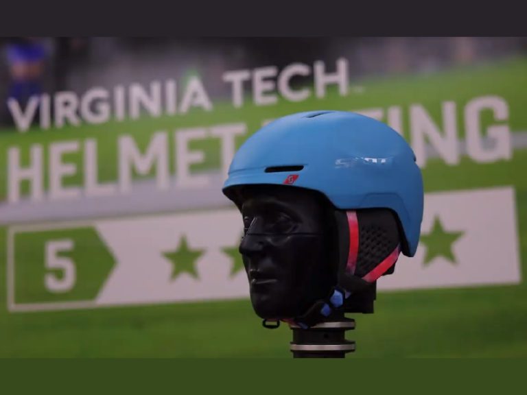 Virginia Tech Snow Helmet Testing