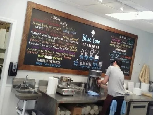 Blue Cow Ice Cream