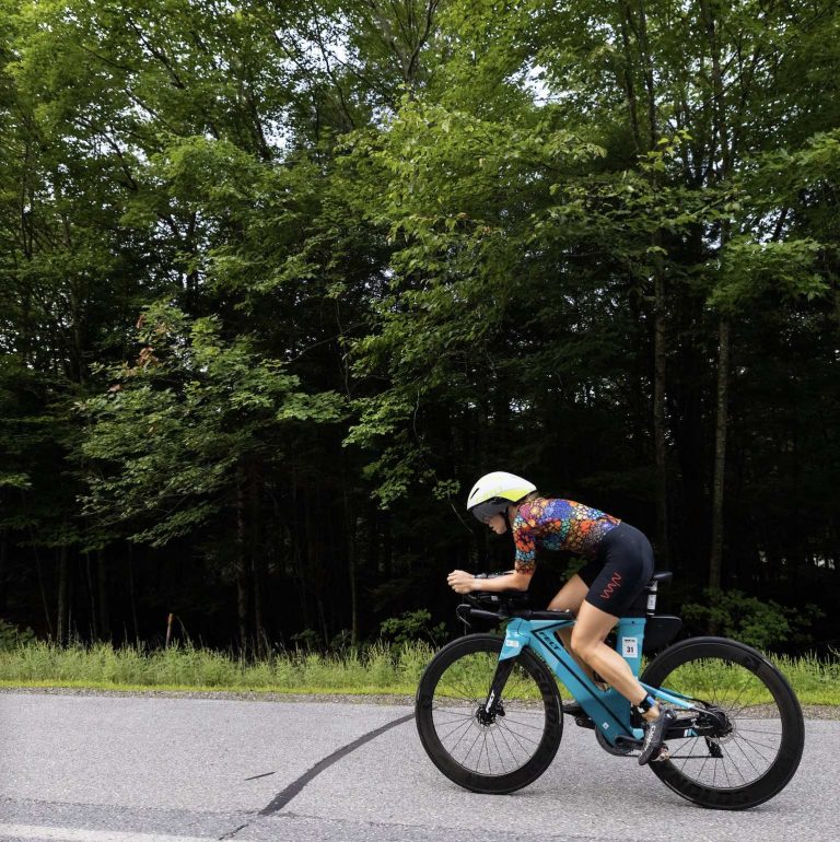 biker Ironman 70.3 Virginia's Blue Ridge