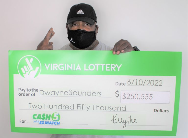 Dwayne Saunders Lottery Winner