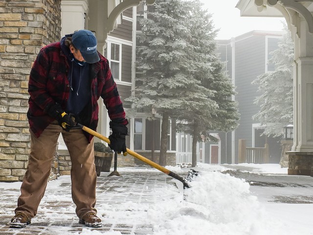 RESIZED snowshoe worker