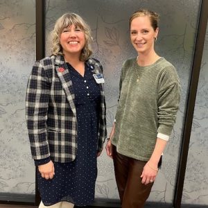 Music Therapists Trish Winter and Noel Anderson  (L to R)