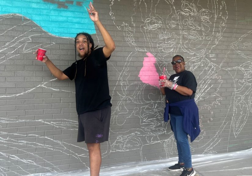 Melrose Mural #1 outside