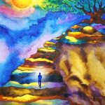 mind-spiritual-human-meditation-mountain-abstract-art-watercolor-painting-illustration-design-drawing-mind-spiritual-human-193099889