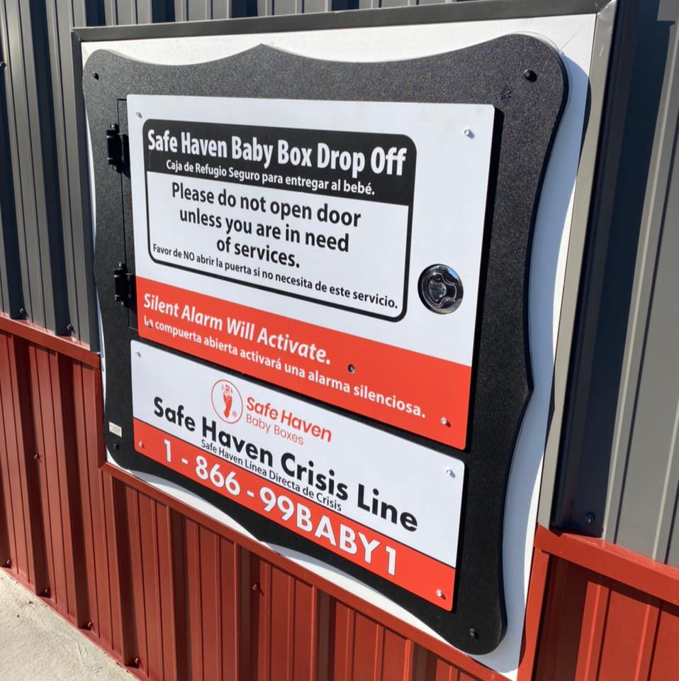 A Safe Haven Baby Box installed by Carilion Clinic