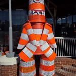VDOT barrel man inside