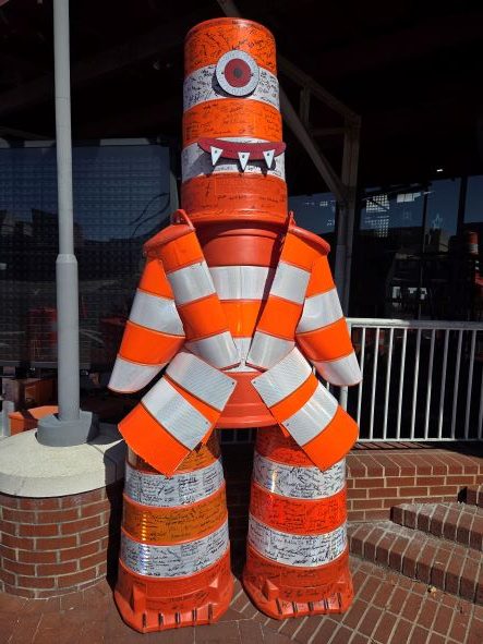 VDOT barrel man inside
